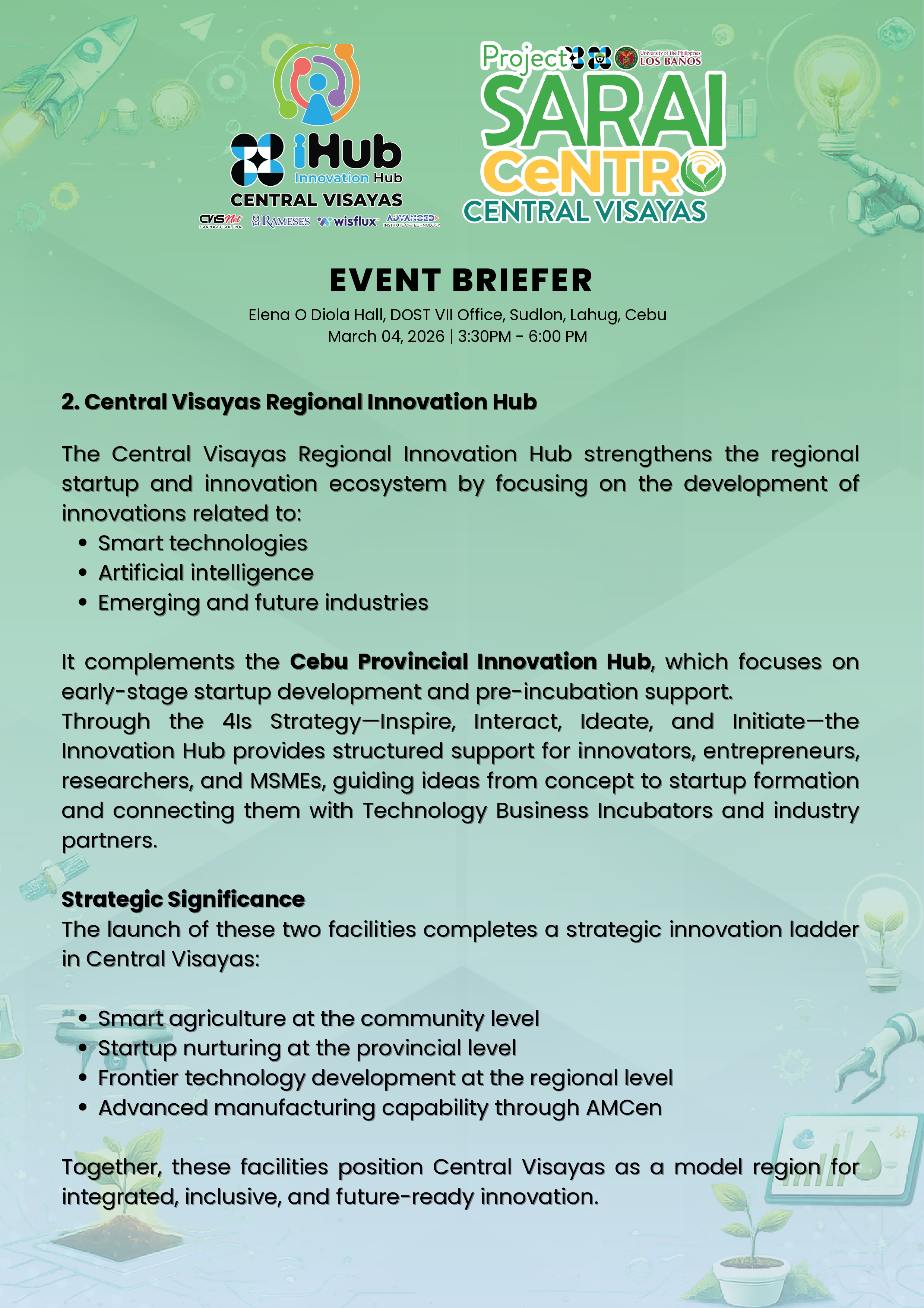 Ihub and Sarai Launching 5